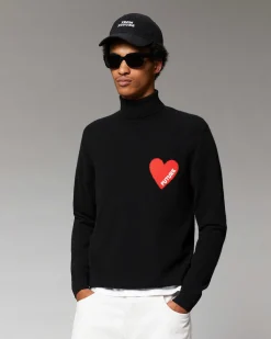 Pull Col Roule Coeur*FROM FUTURE Clearance