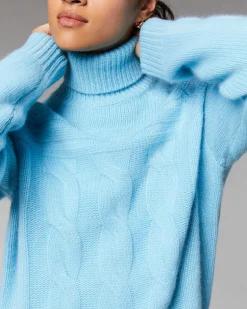 Pull Col Roule Torsades Epais*FROM FUTURE Hot