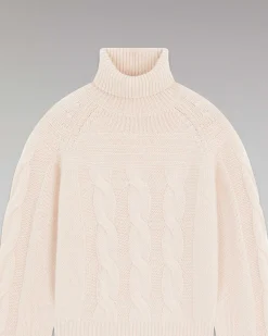 Pull Col Roule Torsades Epais*FROM FUTURE Hot