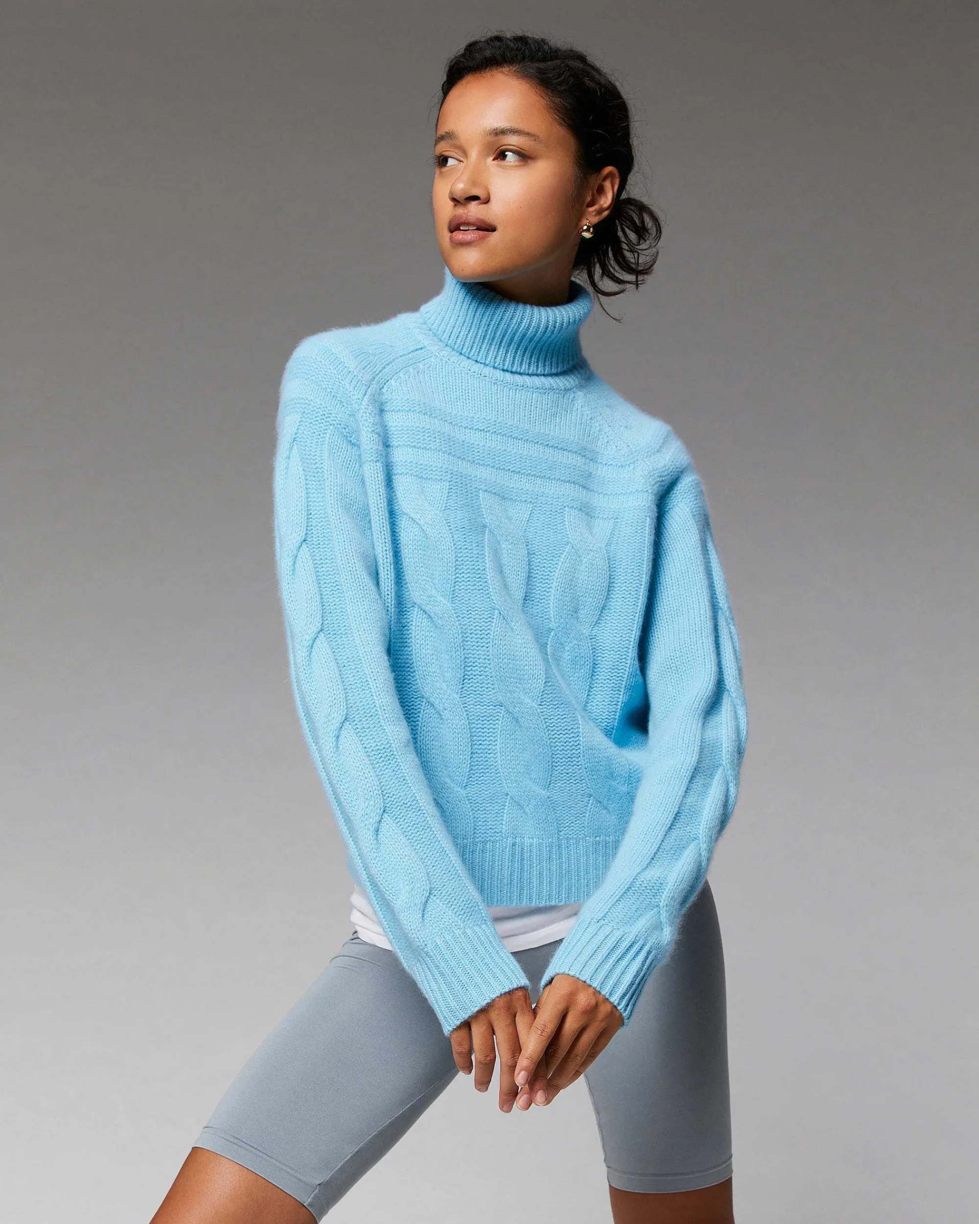 Pull Col Roule Torsades Epais*FROM FUTURE Clearance