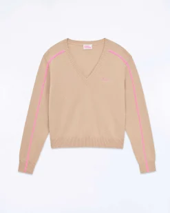 Pull Col V Bandes Fines Future*FROM FUTURE Discount