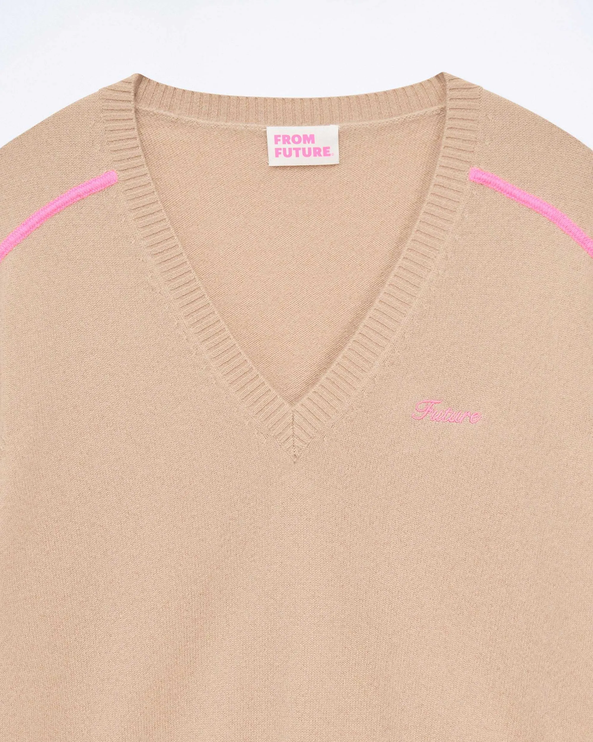 Pull Col V Bandes Fines Future*FROM FUTURE Best