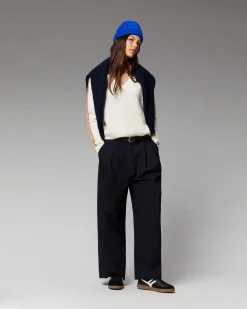 Pull Col V Bandes Manches Multicolore*FROM FUTURE Sale