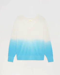 Pull Col V Dip Dye Leger*FROM FUTURE Online