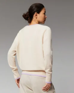 Pull Col V Liserets Contrastes Leger*FROM FUTURE Discount