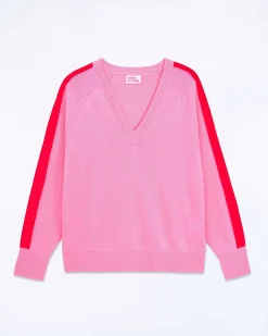 Pull Col V Oversize Bande Manches Light*FROM FUTURE Sale