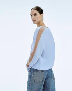 Pull Col V Oversize Bande Manches Light*FROM FUTURE New