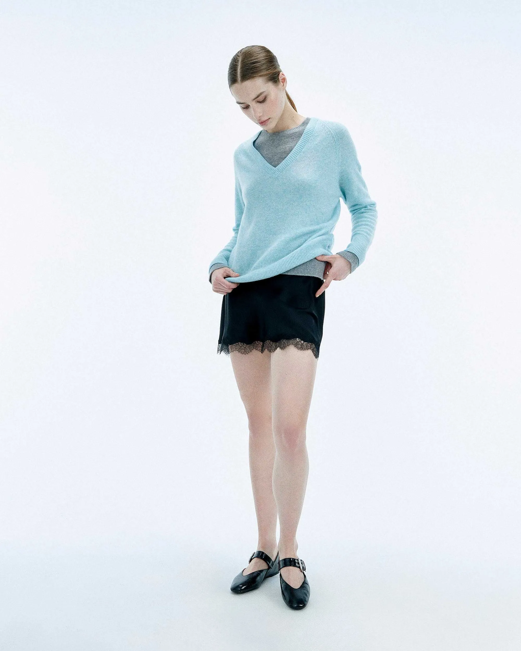 Pull Col V Oversize Light*FROM FUTURE Hot