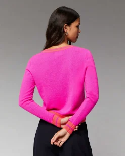 Pull Col V Rayures Tennis Leger*FROM FUTURE Online