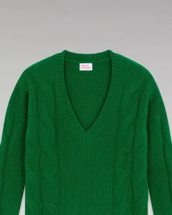 Pull Col V Torsades Epais*FROM FUTURE Outlet