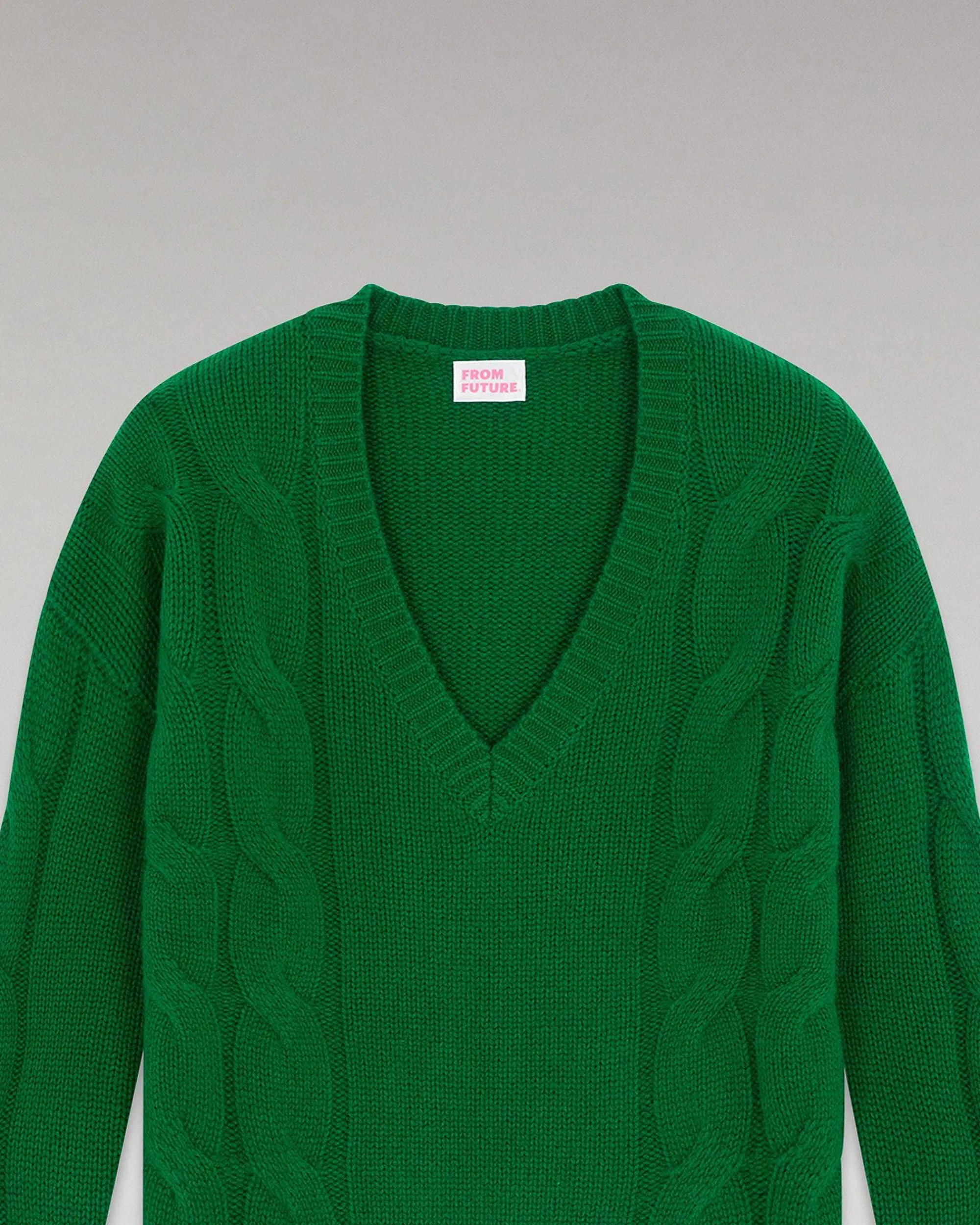 Pull Col V Torsades Epais*FROM FUTURE Outlet