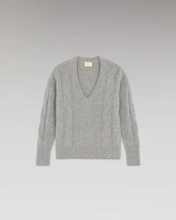 Pull Col V Torsades Epais*FROM FUTURE Hot