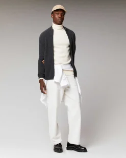 Pull Gilet A Cotes Zippe*FROM FUTURE Hot