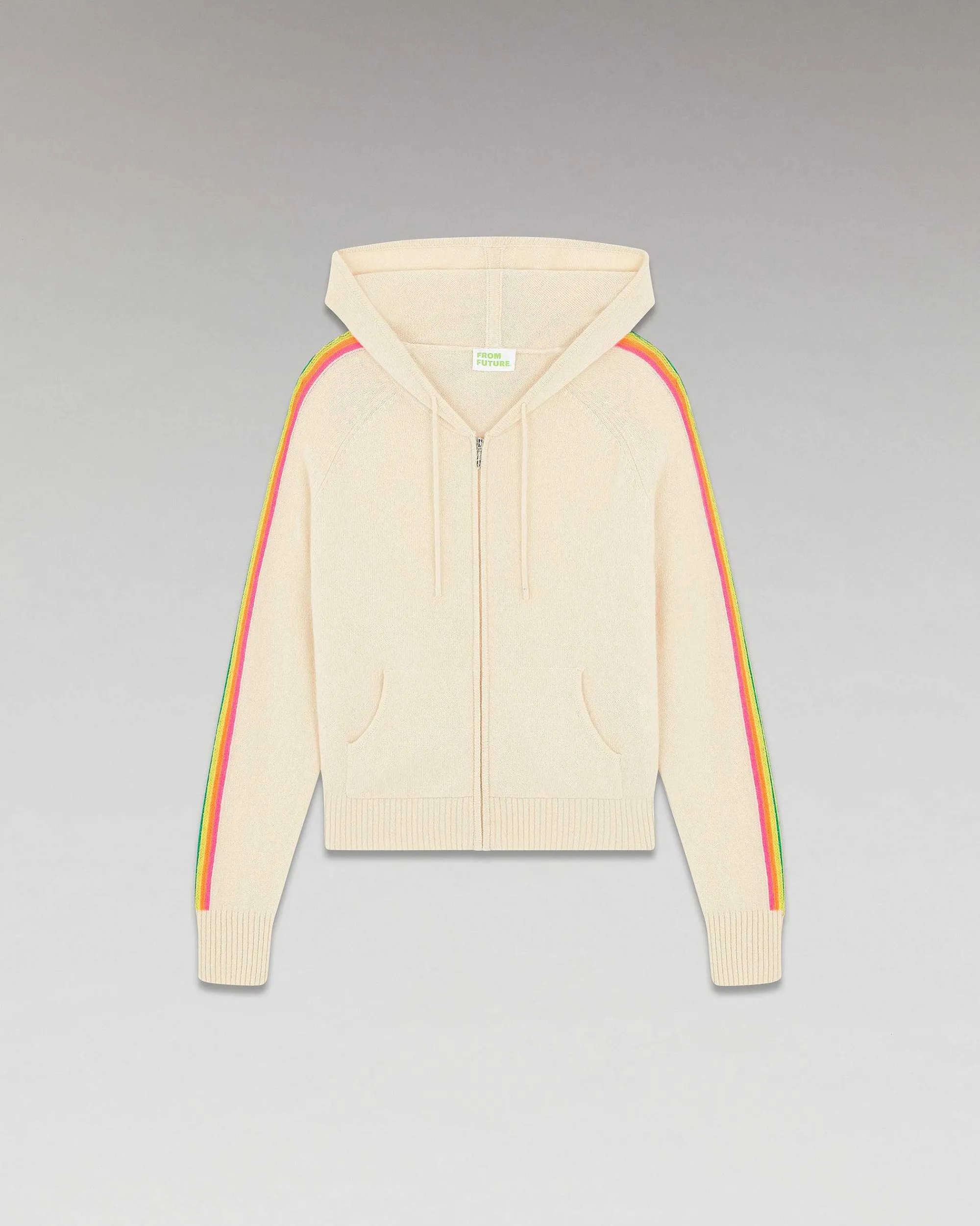 Pull Hoodie Bandes Manches Multico Leger*FROM FUTURE Clearance