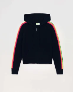 Pull Hoodie Bandes Manches Multicolore Leger*FROM FUTURE Online