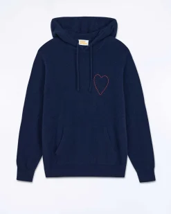 Pull Hoodie Coeur Brode*FROM FUTURE Online