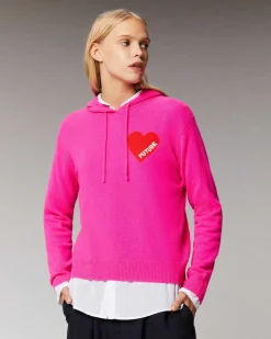 Pull Hoodie Coeur Leger*FROM FUTURE Sale