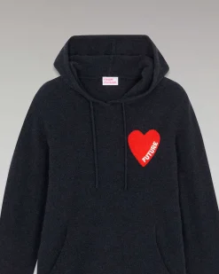 Pull Hoodie Coeur Leger*FROM FUTURE Hot