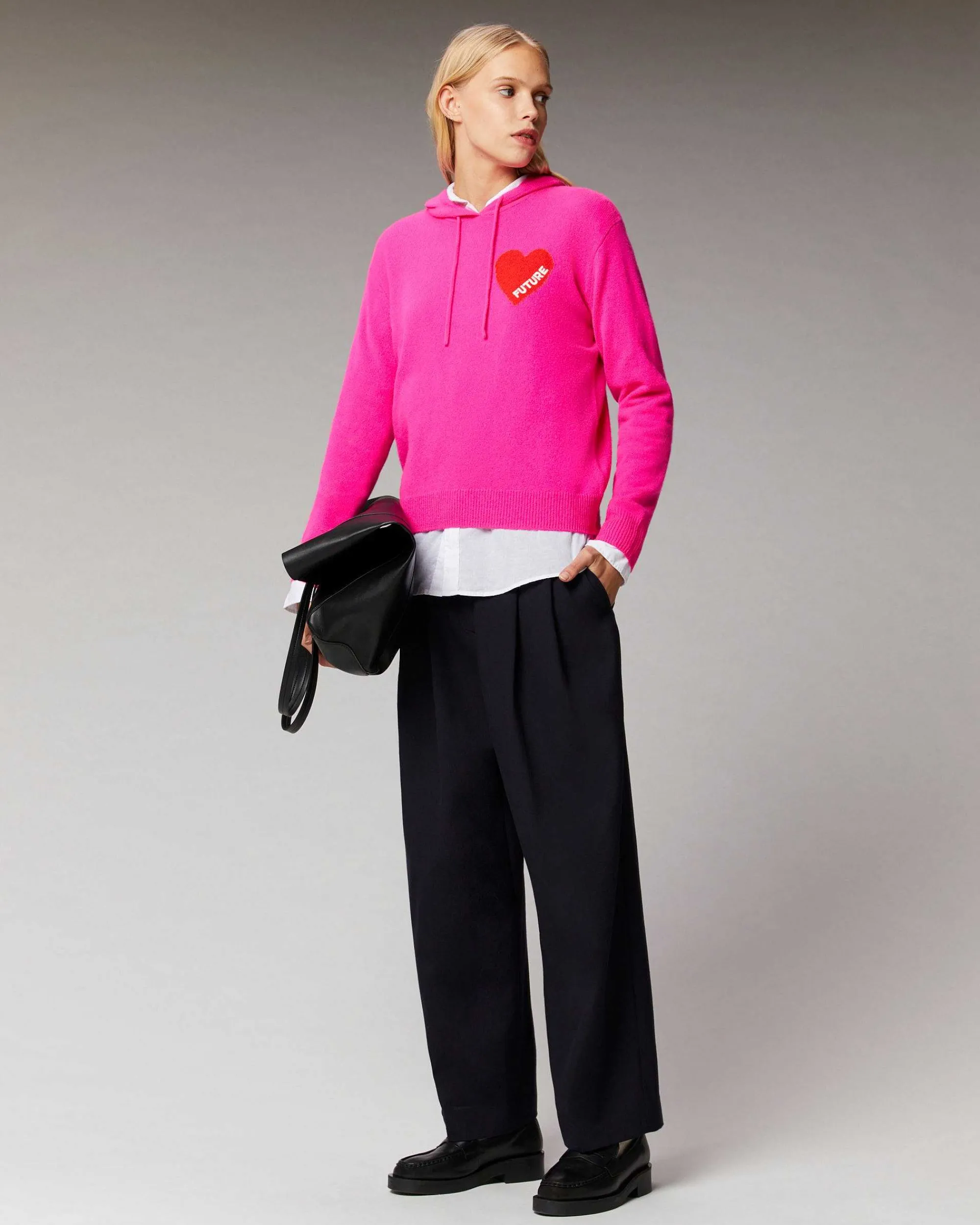 Pull Hoodie Coeur Leger*FROM FUTURE Online