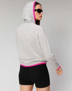 Pull Hoodie Liserets Contrastes Leger*FROM FUTURE New