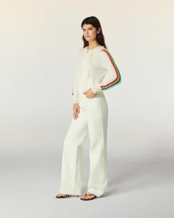 Pull Hoodie Zippe Bande Multicolore*FROM FUTURE Discount