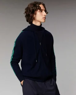 Pull Hoodie Zippe Bandes*FROM FUTURE Online