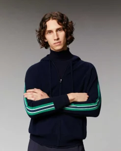 Pull Hoodie Zippe Bandes*FROM FUTURE Sale