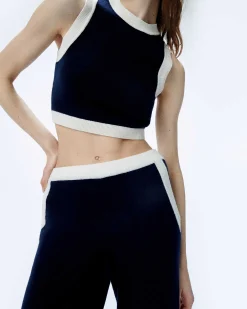 Pull Sans Manche Bicolore*FROM FUTURE Clearance