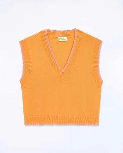 Pull Sans Manche Bicolore*FROM FUTURE