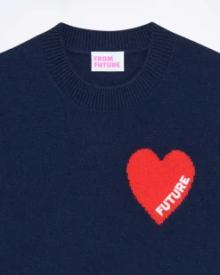 Pull Sans Manche Coeur*FROM FUTURE Sale