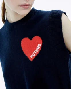 Pull Sans Manche Coeur*FROM FUTURE