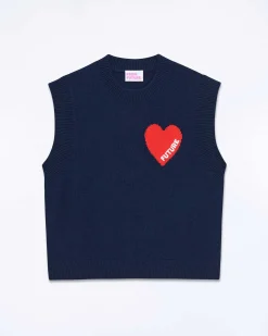 Pull Sans Manche Coeur*FROM FUTURE Outlet