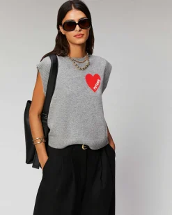 Pull Sans Manche Coeur Leger*FROM FUTURE Discount