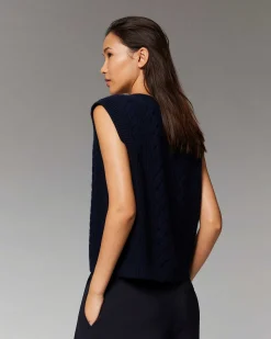 Pull Sans Manche Torsades*FROM FUTURE Outlet