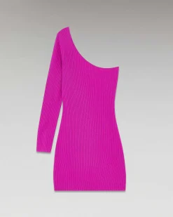 Robe Courte Asymetrique A Cotes*FROM FUTURE New