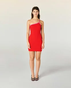 Robe Courte Asymetrique Bicolore*FROM FUTURE Sale