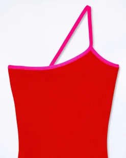 Robe Courte Asymetrique Bicolore*FROM FUTURE Sale