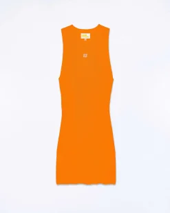 Robe Courte Bretelle Broderie Ff*FROM FUTURE Best