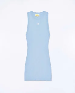 Robe Courte Bretelle Broderie Ff*FROM FUTURE Sale