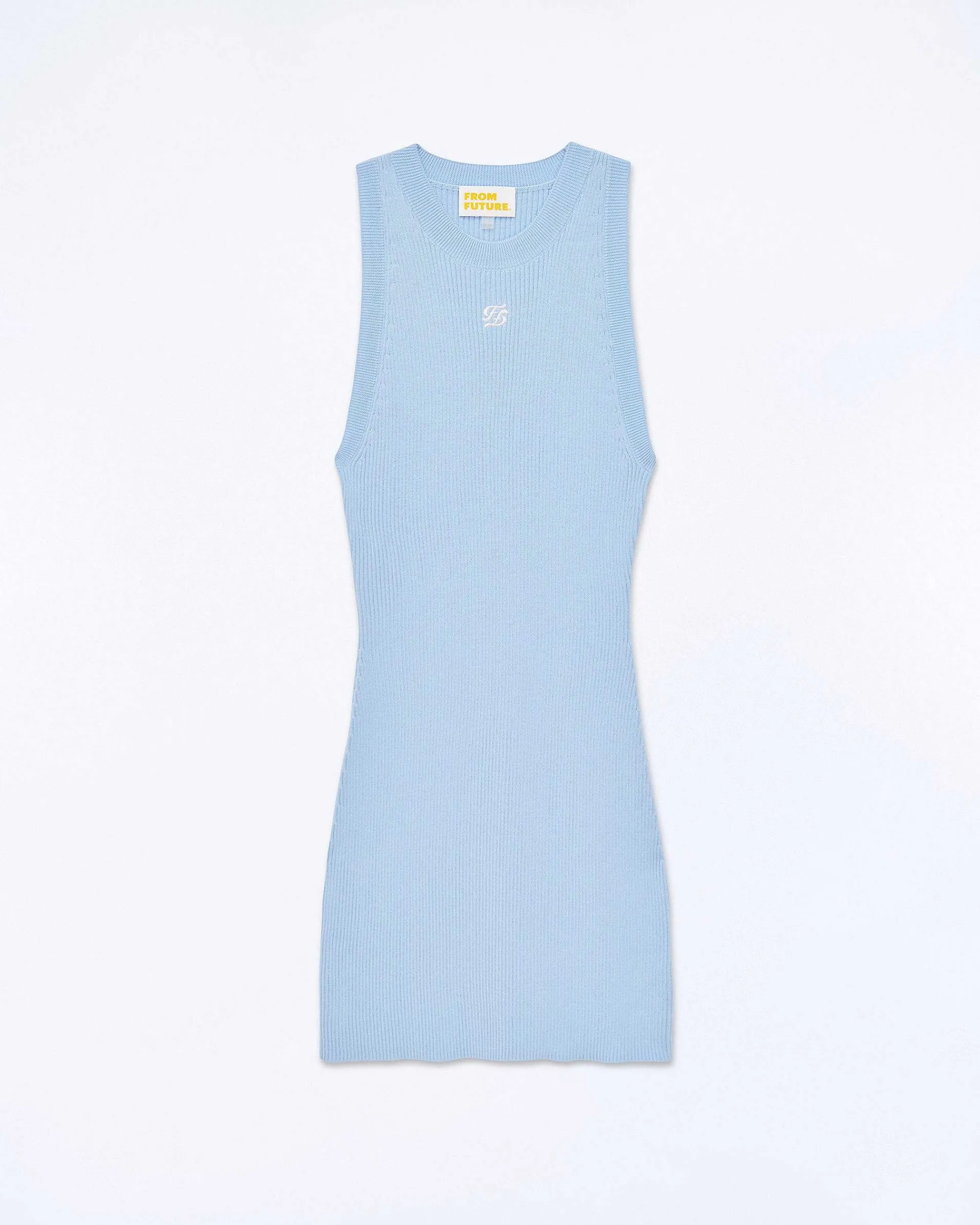 Robe Courte Bretelle Broderie Ff*FROM FUTURE Sale