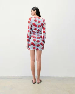 Robe Courte Manche Longue Mesh*FROM FUTURE Clearance