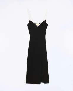 Robe Longue Bretelle Bicolore*FROM FUTURE