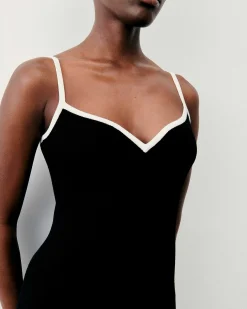 Robe Longue Bretelle Bicolore*FROM FUTURE