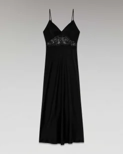 Robe Longue Bretelle Decoupee Dentelle*FROM FUTURE Clearance