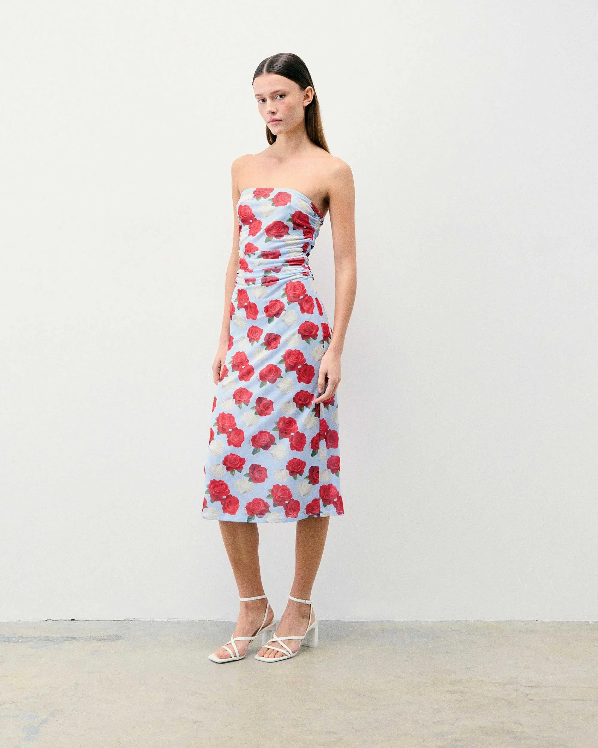 Robe Longue Bustier Mesh*FROM FUTURE Hot