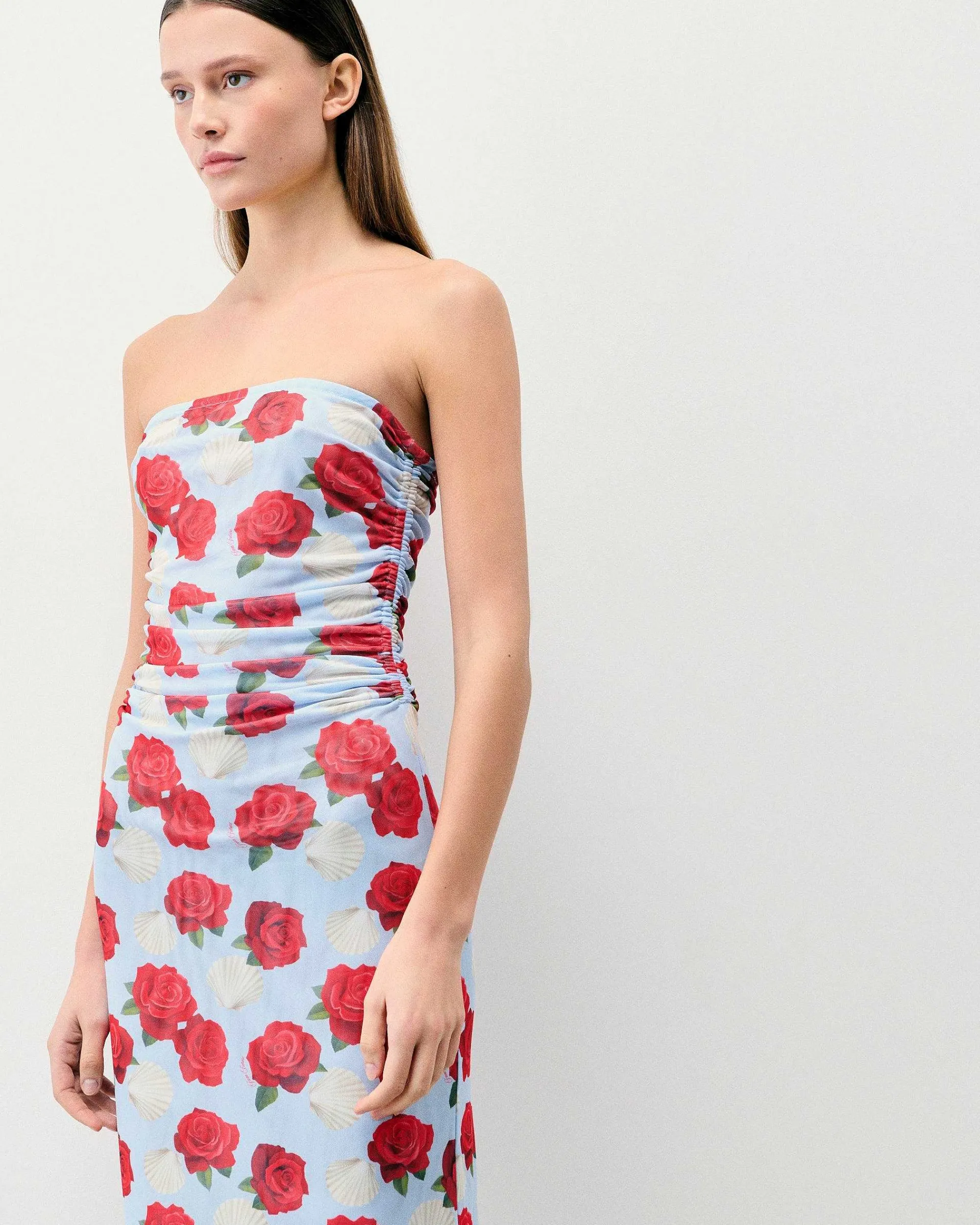 Robe Longue Bustier Mesh*FROM FUTURE Hot