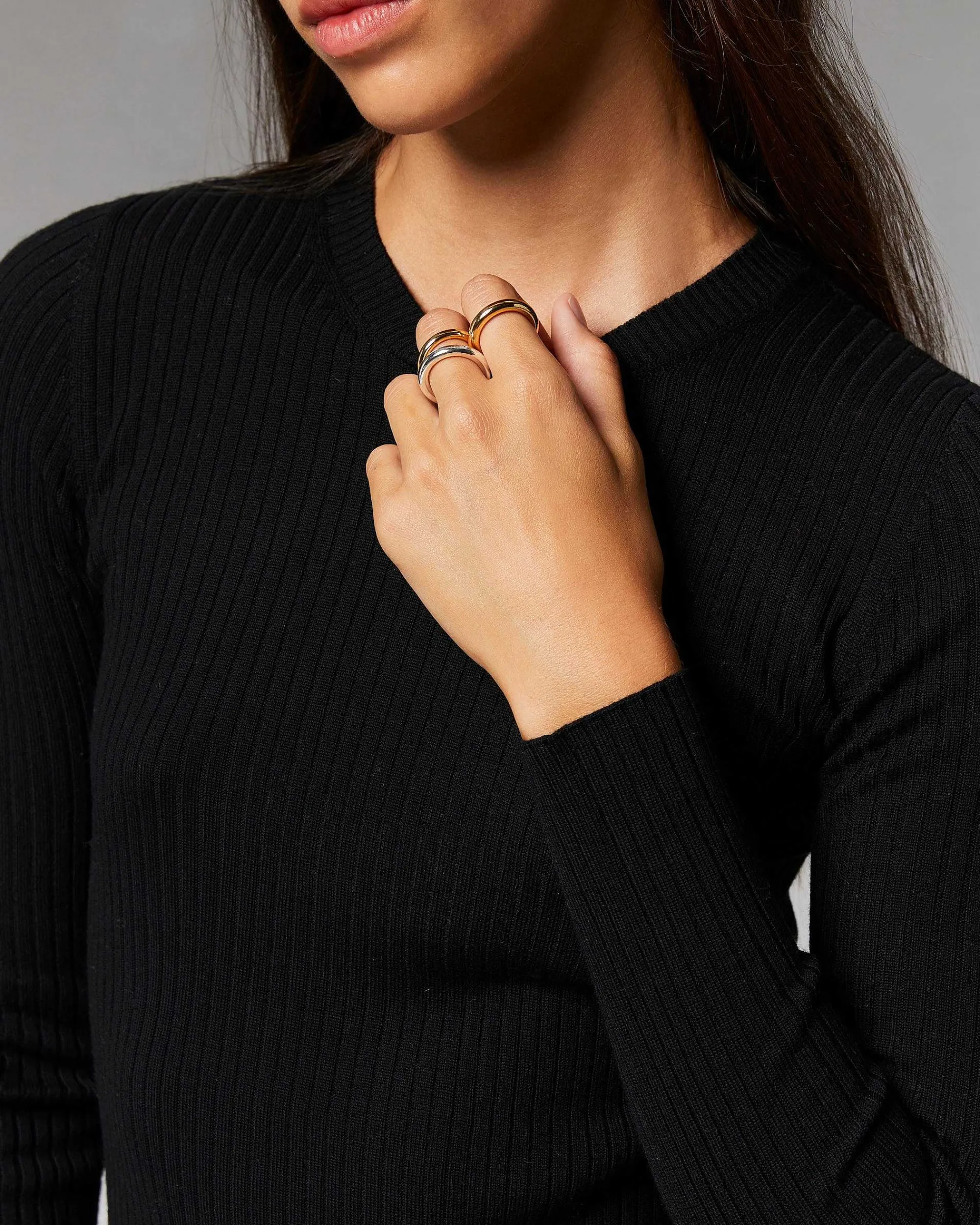 Robe Longue Manche Longue A Cotes Fendue*FROM FUTURE Discount