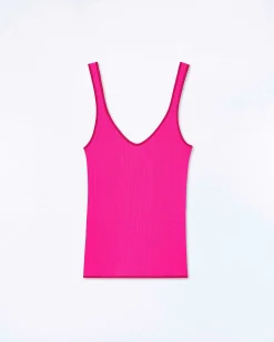 Top Debardeur A Cotes Liseres Contrastes*FROM FUTURE Clearance