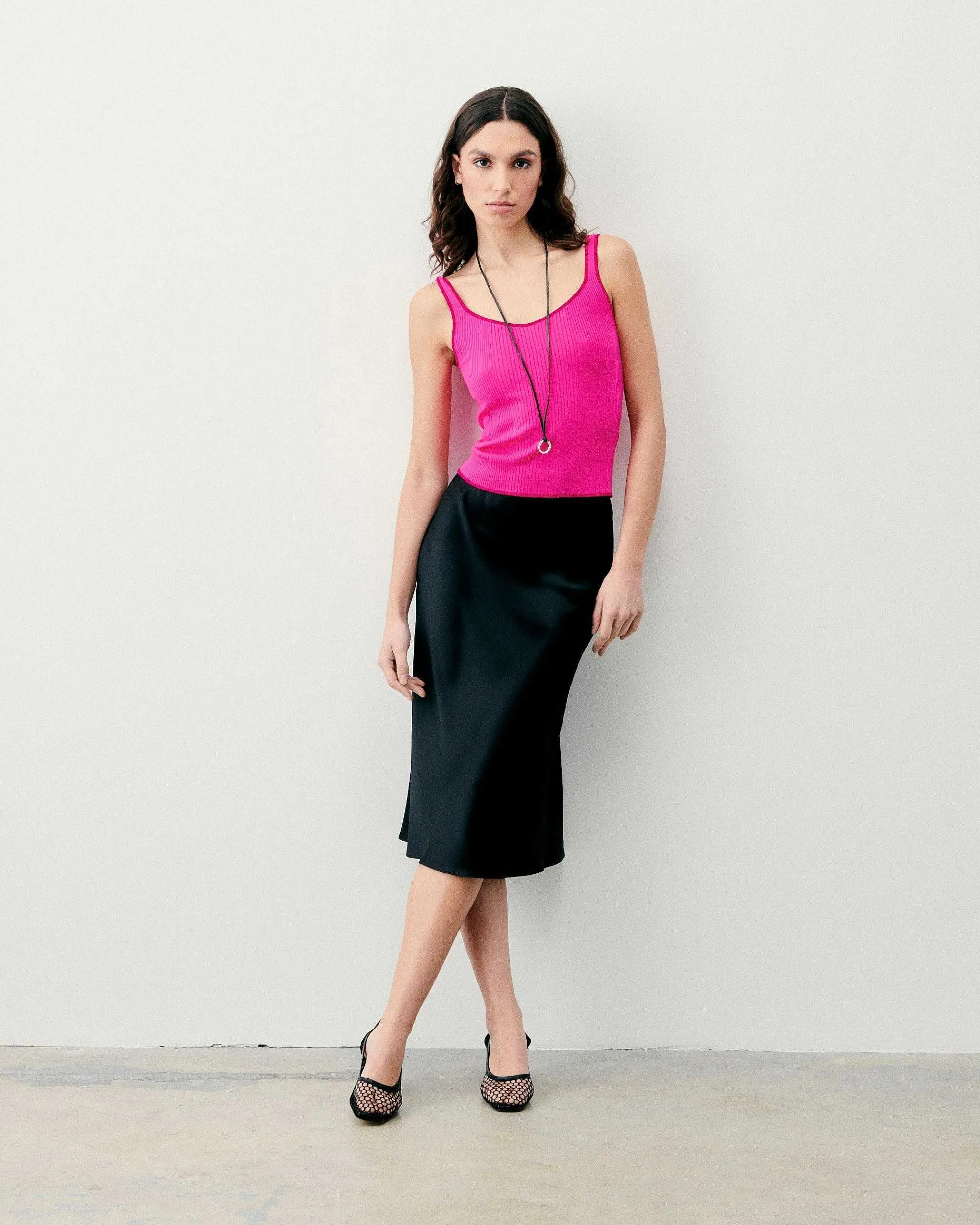 Top Debardeur A Cotes Liseres Contrastes*FROM FUTURE Clearance