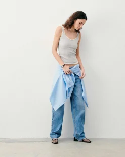 Top Debardeur A Cotes Uni*FROM FUTURE Outlet